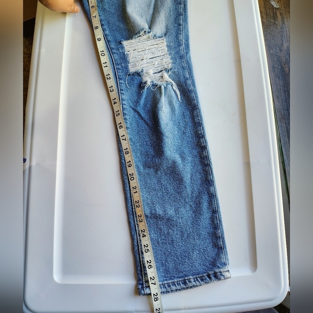 Madewell the perfect vintage high-rise ripped jeans Women's denman wash sz 27. - Picture 16 of 17